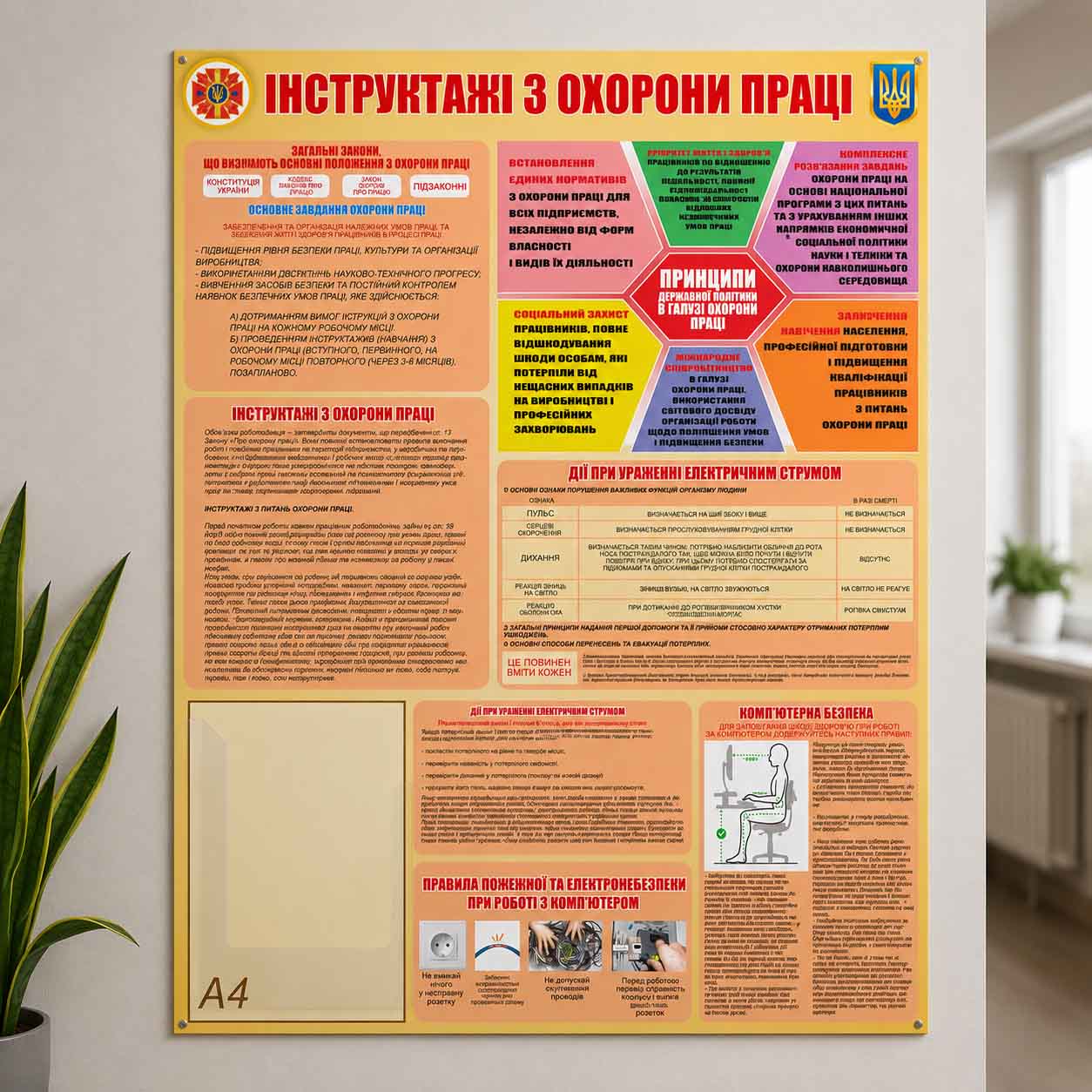 Стенд "Охорона праці" КС 1072 фото